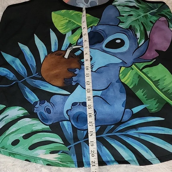 Disney Black Tank Top with Blue Cartoon Character - Picture 5 of 9